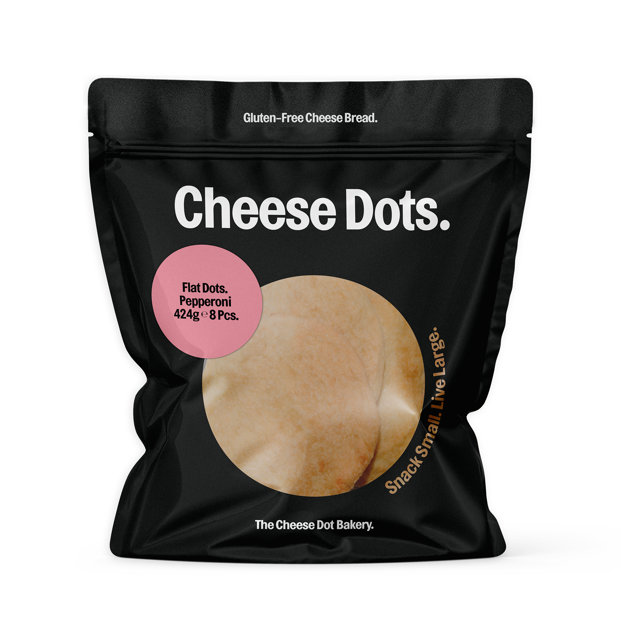 Pepperoni Flat Cheese Dots.